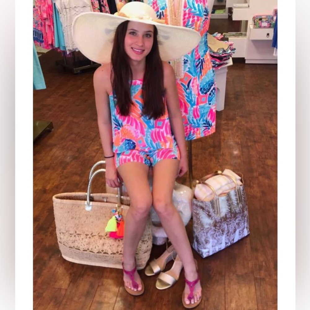 Lilly Pulitzer NWT Edona Romper Goombay Smashed